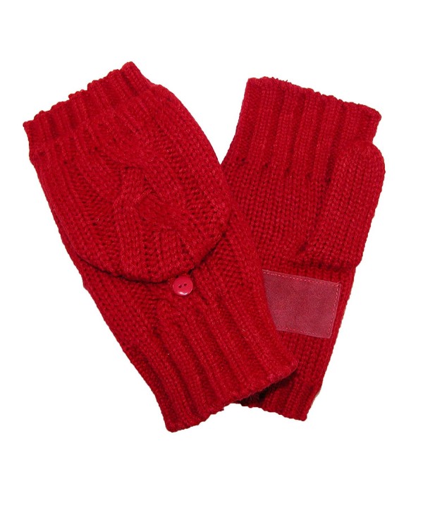 Isotoner Womens Chunky Convertible Gloves