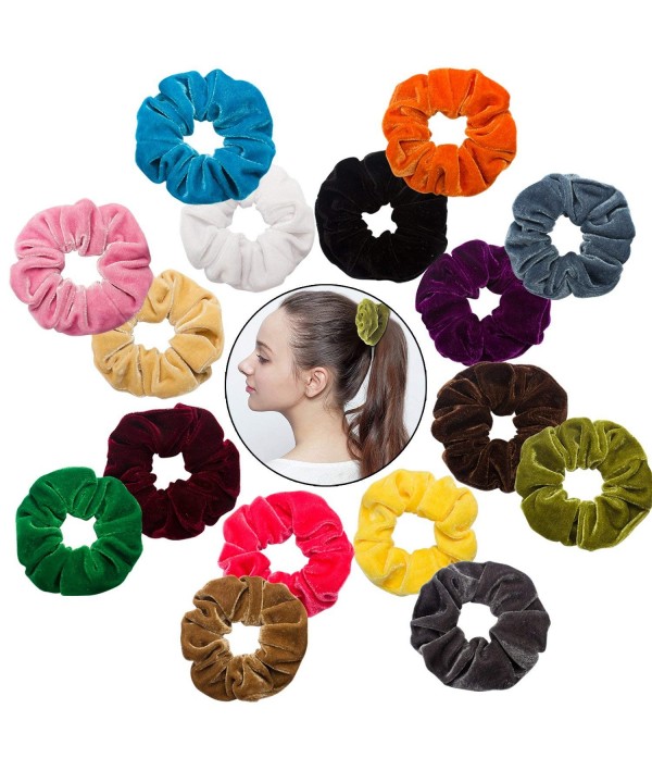 Whavel Scrunchies Elastics Scrunchy Assorted