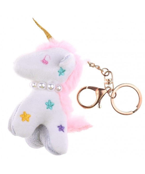 JUNKE Unicorn Stuffed Keychain Accessory