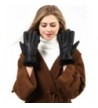 YISEVEN Sheepskin Shearling Leather Decorated