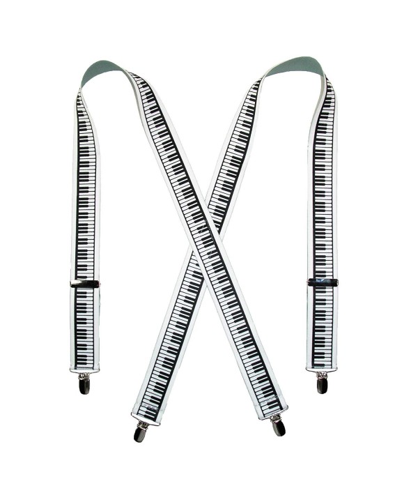 CTM Elastic Clip End Piano Suspenders