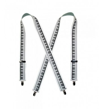 CTM Elastic Clip End Piano Suspenders