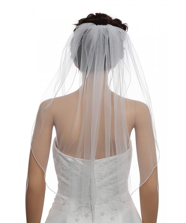 Hemmed Pencil Bridal Wedding Shoulder