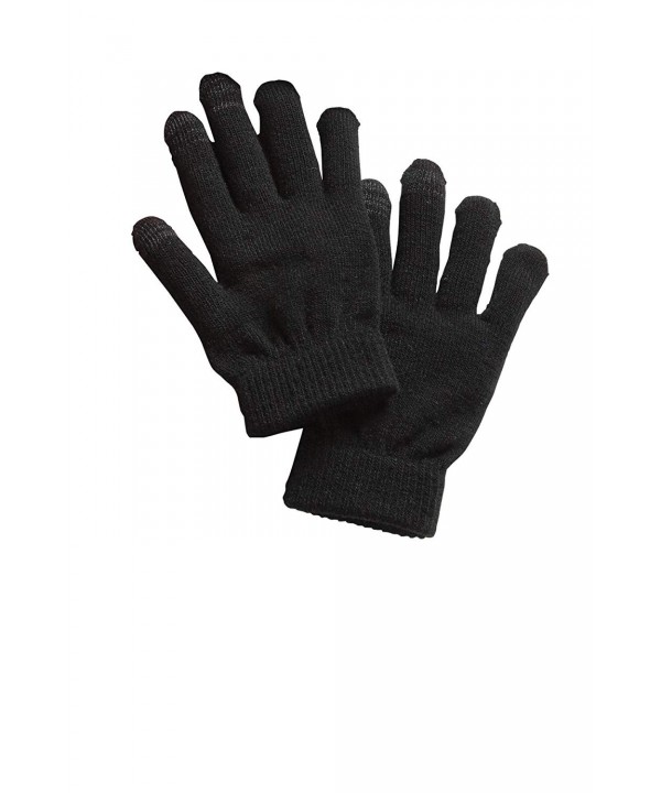 Sport Tek Mens Spectator Gloves Black