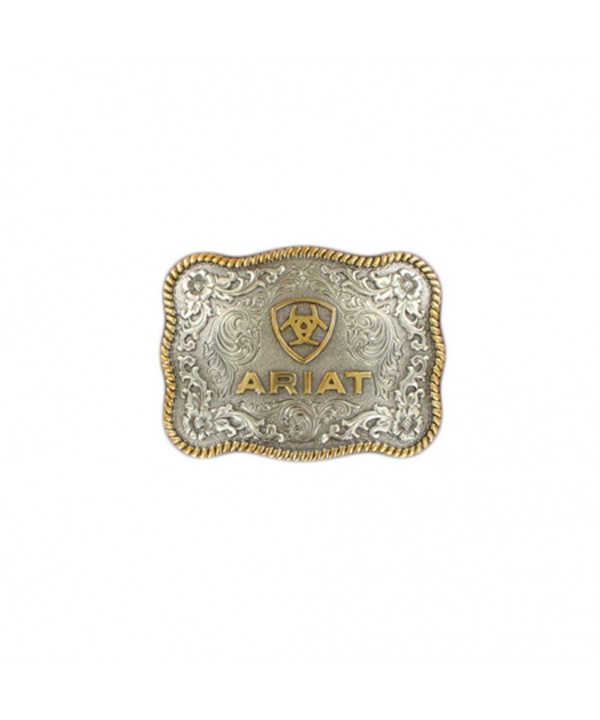 Ariat Rectangle Round Buckle Silver