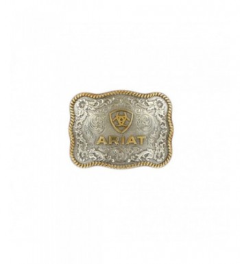 Ariat Rectangle Round Buckle Silver