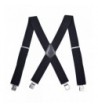 X back Suspenders Adjustable Metal Braces