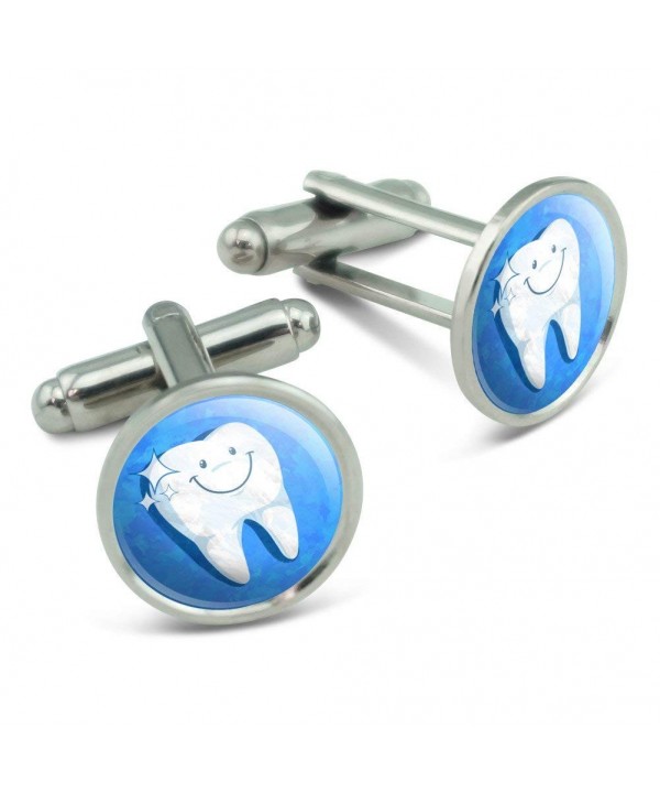 Happy Tooth Dentist Cufflinks Links
