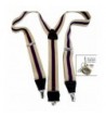 Hold Ups Striped Suspenders Patented No slip