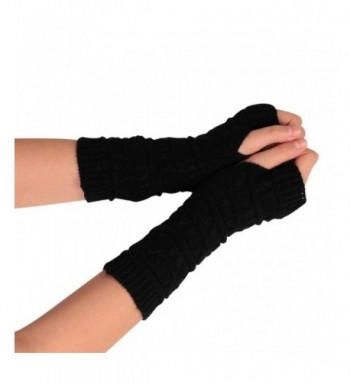 Wensltd Mitten Knitted Fingerless Gloves