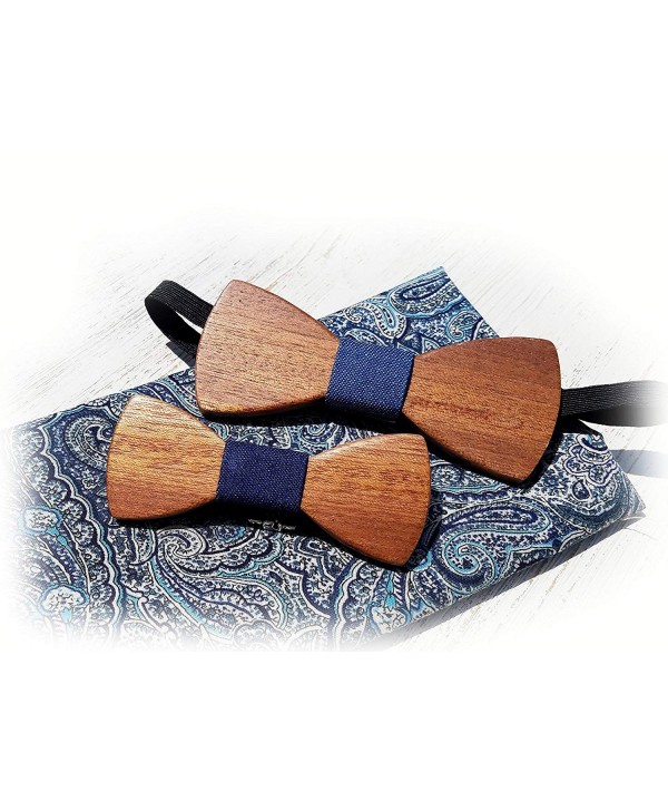 Wooden Father Matching Classic bowtie