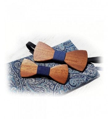 Wooden Father Matching Classic bowtie