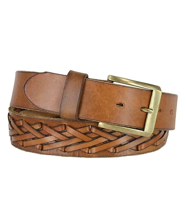 Hagora Grain Leather Basketweave Buckle