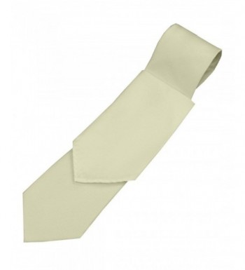 Solid Satin Necktie Pocket Square