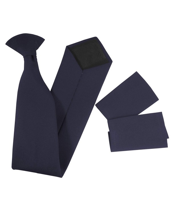 Plain Clip Tie Matching Epaulettes