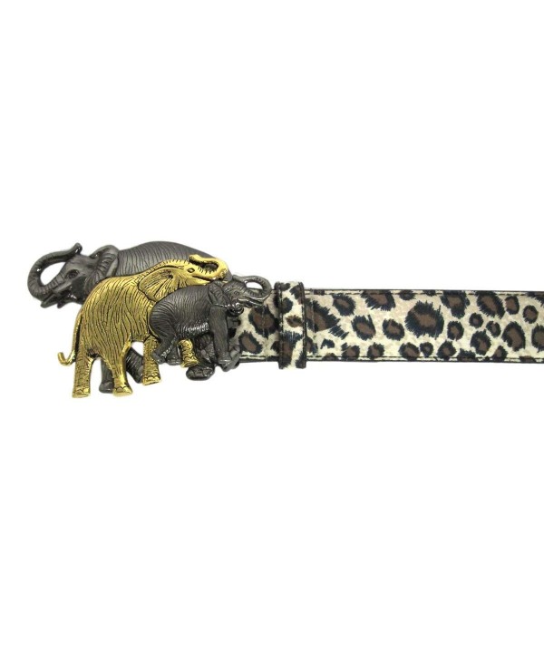 Womens Engraved Elephant Quality Cheetah