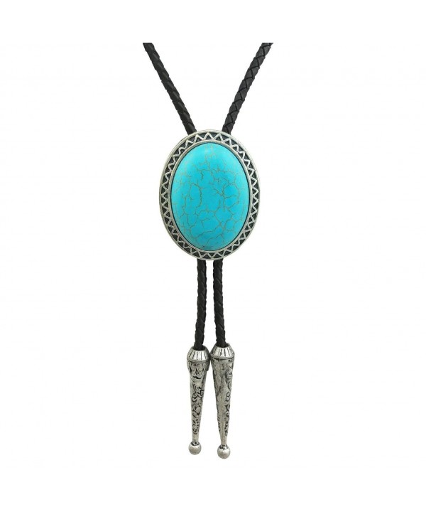 SELOVO Genuine Leather Western Turquoise
