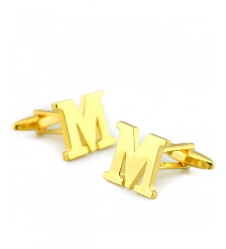 Sirius Jewelry Personalized Alphabet Cufflinks