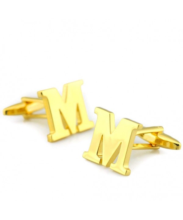 Sirius Jewelry Personalized Alphabet Cufflinks