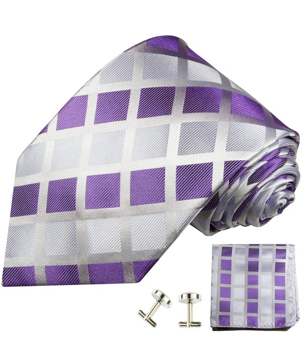Lavender Silk Tie Paul Malone