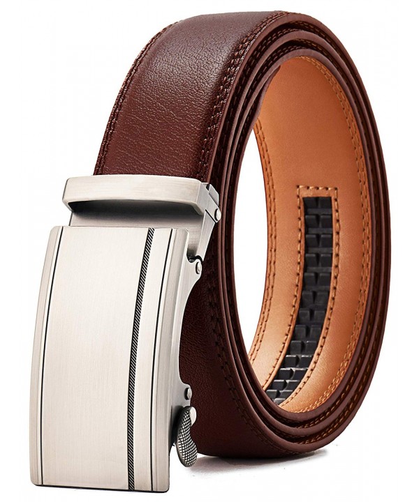 Belt Leather Ratchet Dress Buckle Adjustable