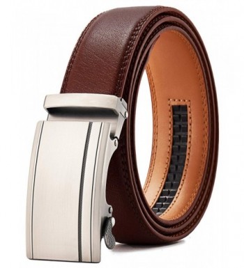 Belt Leather Ratchet Dress Buckle Adjustable