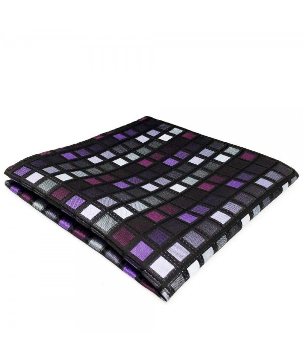 Shlax Purple Multicolored Pocket Square