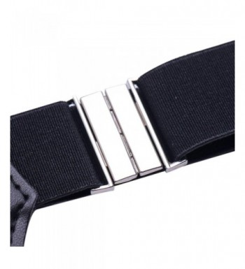Mens Sock Garters Belt Adjustable 2-pack Sturdy Clip Suspenders - Black ...