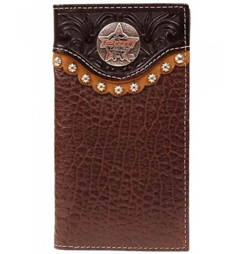 Round Concho Rodeo Wallet Brown