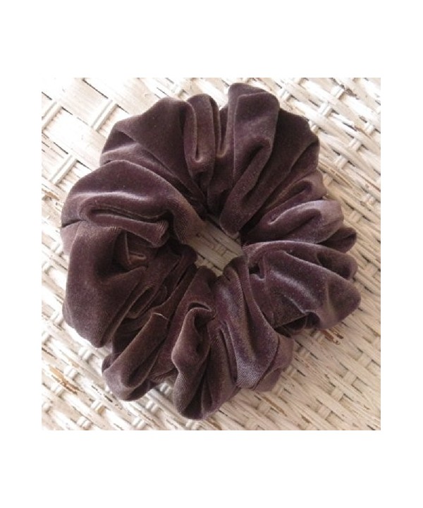 Charcoal velvet Hair Scrunchies Regular