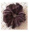 Charcoal velvet Hair Scrunchies Regular