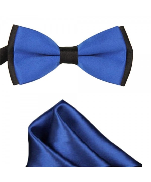 Blue Formal Pre Tied Pocket Square