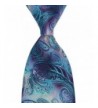 Classic Paisley Turquoise JACQUARD Necktie