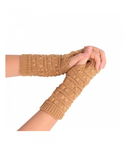 Fashion Knitted Fingerless Winter Gloves