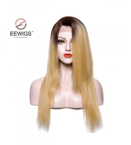 EEWIGS Straight Blonde Synthetic Parting