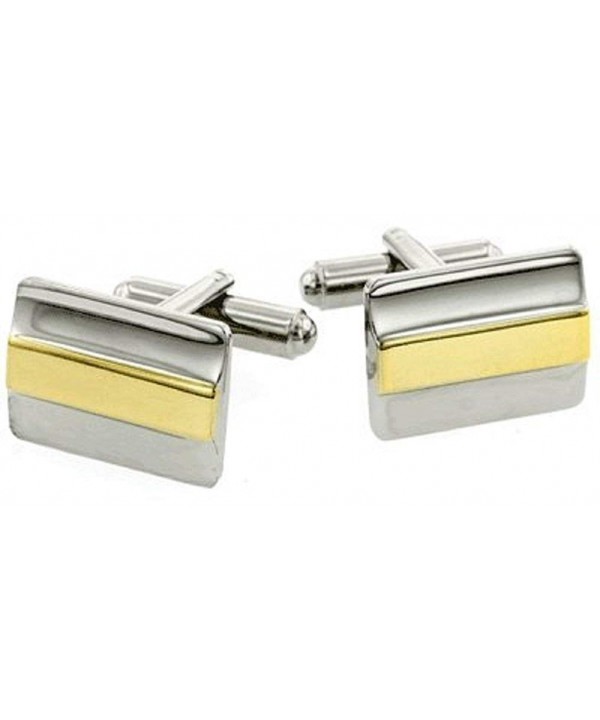 Gold and Silver Plated Cufflinks