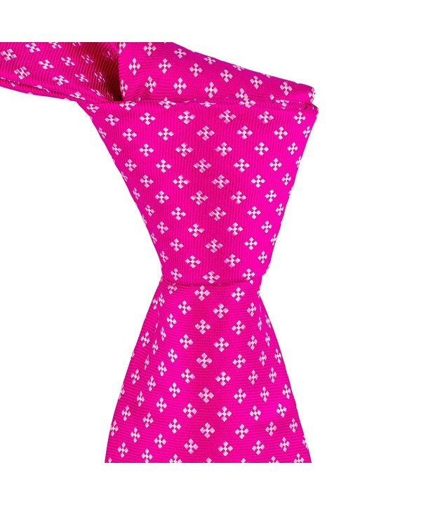 Fuchsia Diamond Pattern TieThis Marshal