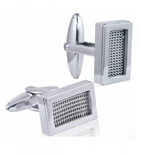 Oxford Ivy Patterned Stainless Cufflinks