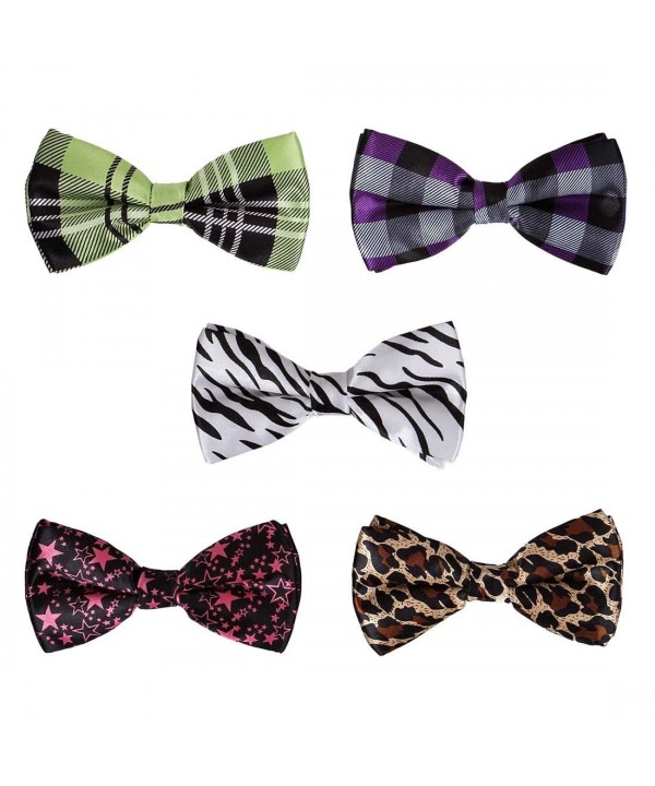 Assorted Pattern Pre Tied Adjustable Bowties