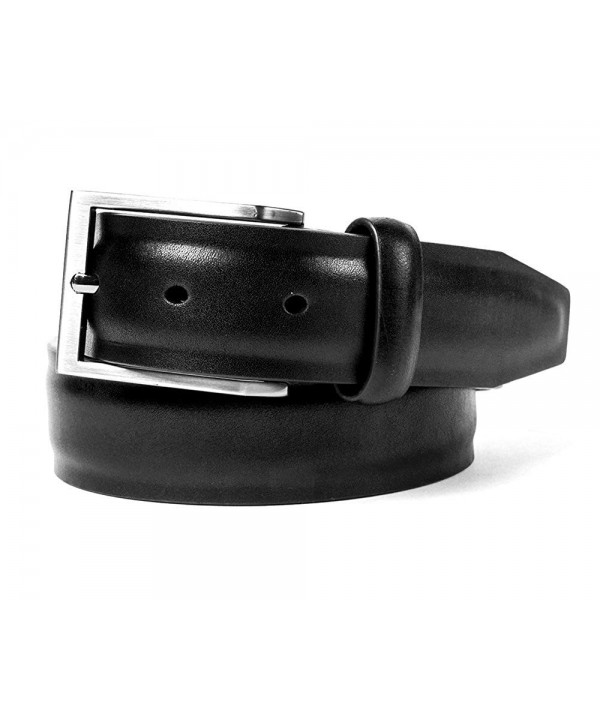 Solid Leather Black Medium Belt