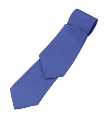 Solid Satin Necktie Pocket Square