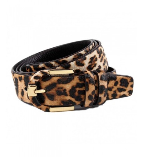 Womens Fashion Leopard Leather Straps