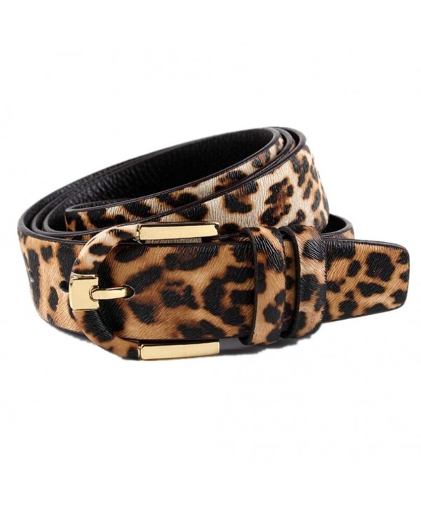 Womens Fashion Leopard Leather Straps