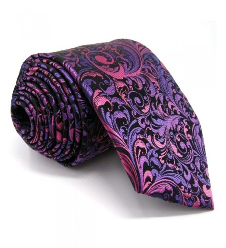 Purple Neckties Wedding Fashion Necktie
