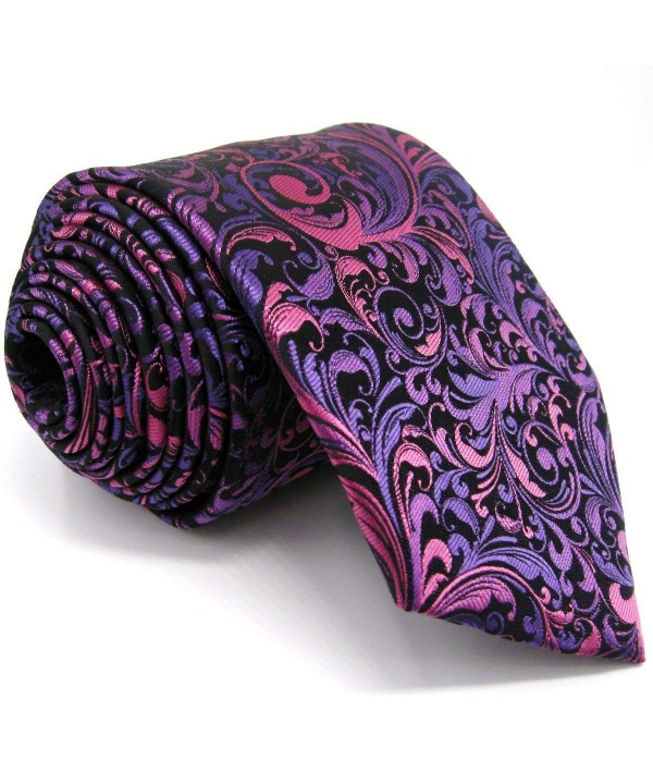 Purple Neckties Wedding Fashion Necktie