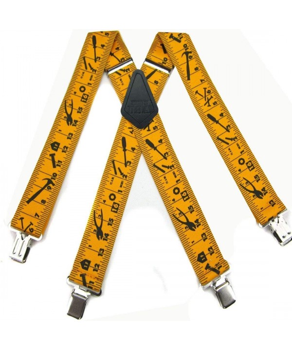 Gold Black Worker Quality Suspenders
