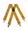 Gold Black Worker Quality Suspenders