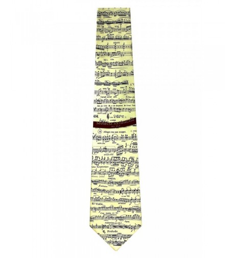 Museum Artifacts Classical Score Necktie