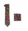 Mardi Gras Printed Necktie Handkerchief