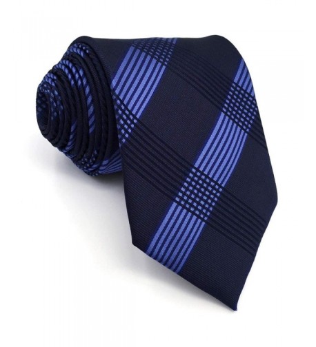 Checkered Checks Neckties Business Skinny